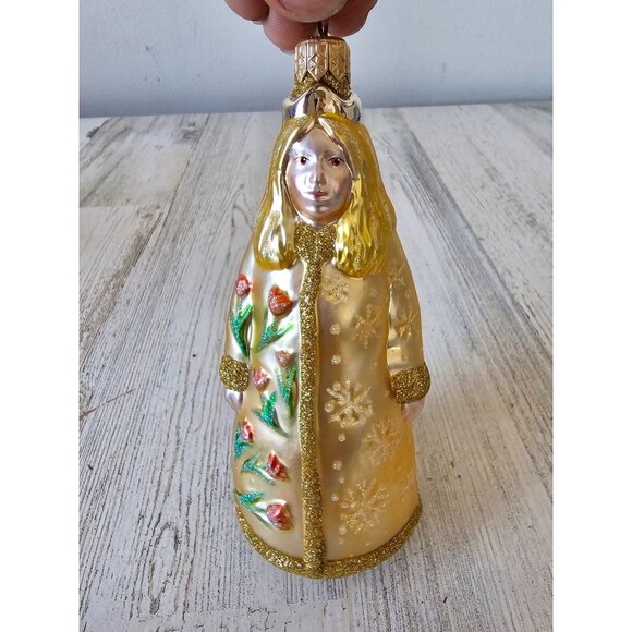 Patricia breen vivialdi girl Gold spring tulip lady ornament Xmas glitter tree - Picture 1 of 8